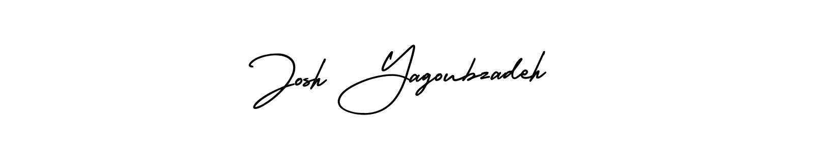 Josh Yagoubzadeh stylish signature style. Best Handwritten Sign (AmerikaSignatureDemo-Regular) for my name. Handwritten Signature Collection Ideas for my name Josh Yagoubzadeh. Josh Yagoubzadeh signature style 3 images and pictures png