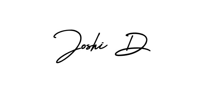 It looks lik you need a new signature style for name Joshi D. Design unique handwritten (AmerikaSignatureDemo-Regular) signature with our free signature maker in just a few clicks. Joshi D signature style 3 images and pictures png