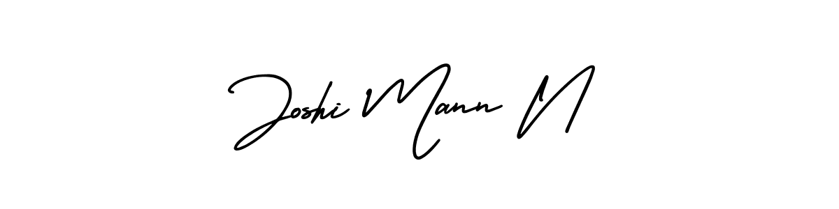 Make a beautiful signature design for name Joshi Mann N. Use this online signature maker to create a handwritten signature for free. Joshi Mann N signature style 3 images and pictures png