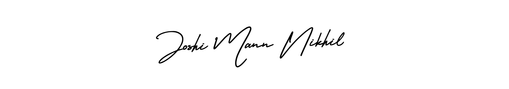Create a beautiful signature design for name Joshi Mann Nikhil. With this signature (AmerikaSignatureDemo-Regular) fonts, you can make a handwritten signature for free. Joshi Mann Nikhil signature style 3 images and pictures png