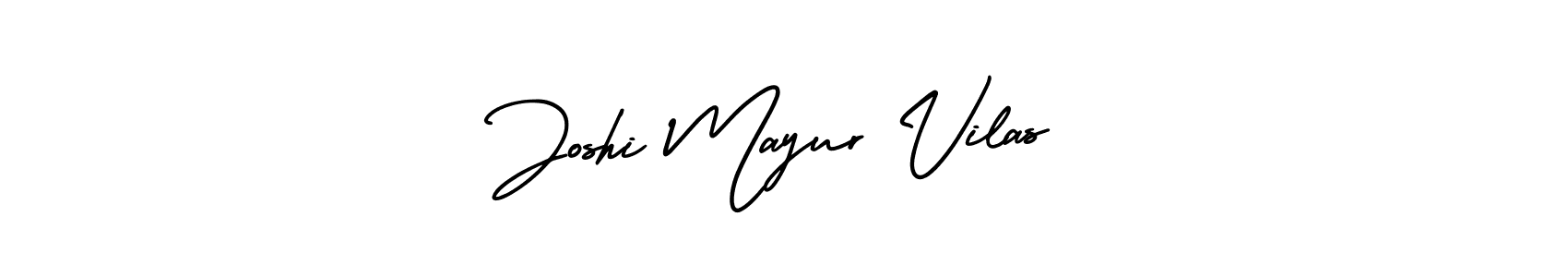 How to make Joshi Mayur Vilas signature? AmerikaSignatureDemo-Regular is a professional autograph style. Create handwritten signature for Joshi Mayur Vilas name. Joshi Mayur Vilas signature style 3 images and pictures png