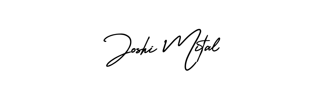 Use a signature maker to create a handwritten signature online. With this signature software, you can design (AmerikaSignatureDemo-Regular) your own signature for name Joshi Mital. Joshi Mital signature style 3 images and pictures png