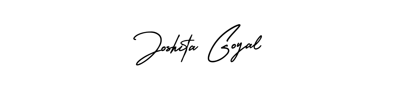 Design your own signature with our free online signature maker. With this signature software, you can create a handwritten (AmerikaSignatureDemo-Regular) signature for name Joshita Goyal. Joshita Goyal signature style 3 images and pictures png