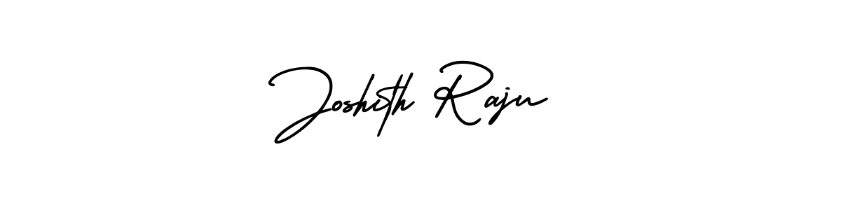 How to Draw Joshith Raju signature style? AmerikaSignatureDemo-Regular is a latest design signature styles for name Joshith Raju. Joshith Raju signature style 3 images and pictures png