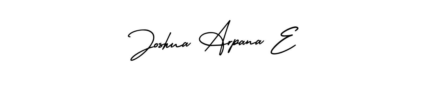 Create a beautiful signature design for name Joshua Arpana E. With this signature (AmerikaSignatureDemo-Regular) fonts, you can make a handwritten signature for free. Joshua Arpana E signature style 3 images and pictures png
