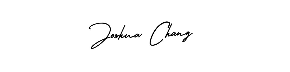 It looks lik you need a new signature style for name Joshua Chang. Design unique handwritten (AmerikaSignatureDemo-Regular) signature with our free signature maker in just a few clicks. Joshua Chang signature style 3 images and pictures png