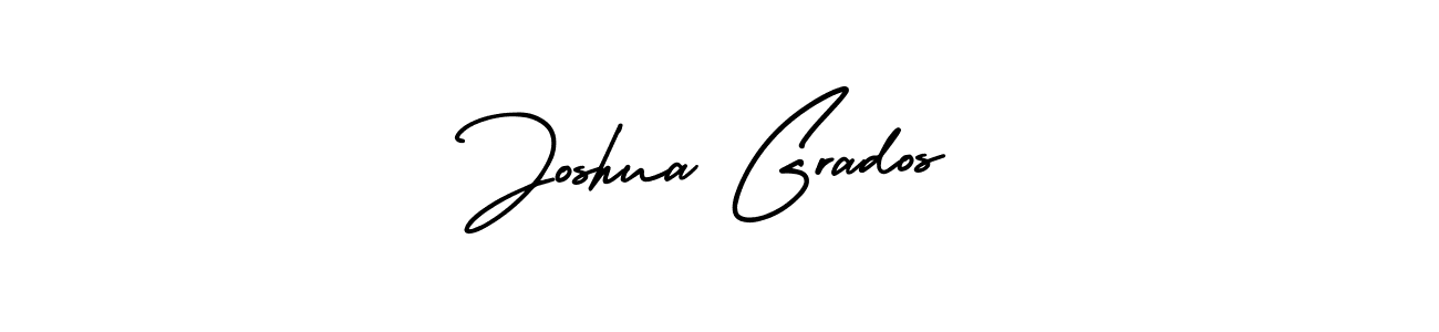 How to make Joshua Grados signature? AmerikaSignatureDemo-Regular is a professional autograph style. Create handwritten signature for Joshua Grados name. Joshua Grados signature style 3 images and pictures png