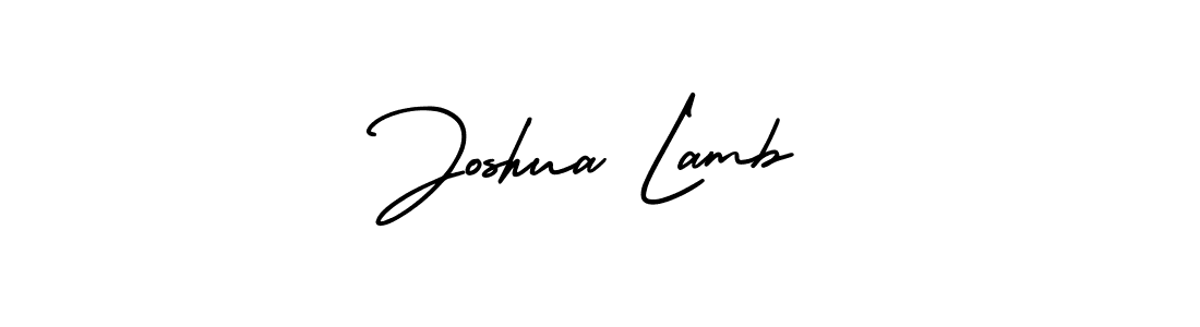 Create a beautiful signature design for name Joshua Lamb. With this signature (AmerikaSignatureDemo-Regular) fonts, you can make a handwritten signature for free. Joshua Lamb signature style 3 images and pictures png