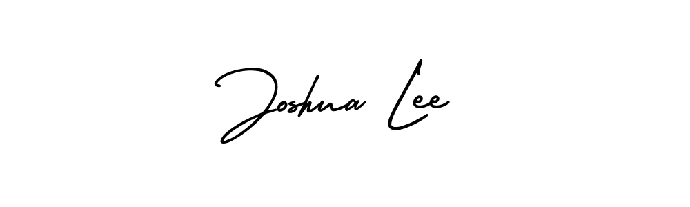 The best way (AmerikaSignatureDemo-Regular) to make a short signature is to pick only two or three words in your name. The name Joshua Lee include a total of six letters. For converting this name. Joshua Lee signature style 3 images and pictures png