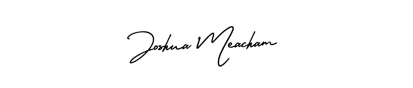 Also we have Joshua Meacham name is the best signature style. Create professional handwritten signature collection using AmerikaSignatureDemo-Regular autograph style. Joshua Meacham signature style 3 images and pictures png