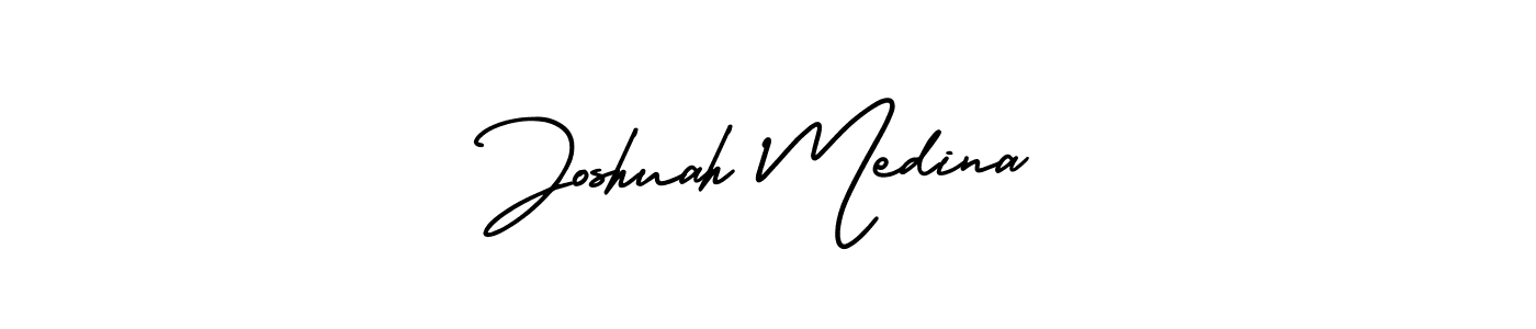 It looks lik you need a new signature style for name Joshuah Medina. Design unique handwritten (AmerikaSignatureDemo-Regular) signature with our free signature maker in just a few clicks. Joshuah Medina signature style 3 images and pictures png