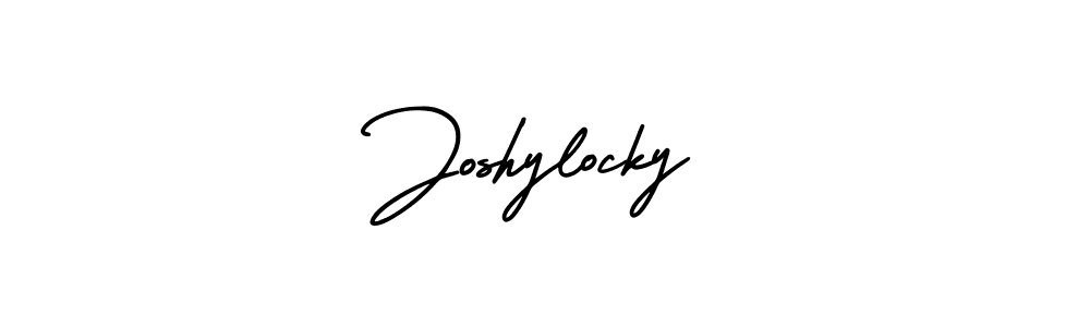 AmerikaSignatureDemo-Regular is a professional signature style that is perfect for those who want to add a touch of class to their signature. It is also a great choice for those who want to make their signature more unique. Get Joshylocky name to fancy signature for free. Joshylocky signature style 3 images and pictures png