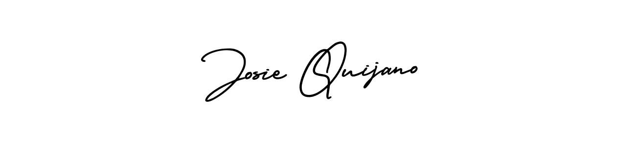 Also You can easily find your signature by using the search form. We will create Josie Quijano name handwritten signature images for you free of cost using AmerikaSignatureDemo-Regular sign style. Josie Quijano signature style 3 images and pictures png