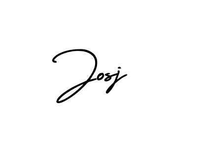 You should practise on your own different ways (AmerikaSignatureDemo-Regular) to write your name (Josj) in signature. don't let someone else do it for you. Josj signature style 3 images and pictures png