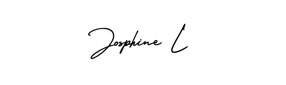 if you are searching for the best signature style for your name Josphine L. so please give up your signature search. here we have designed multiple signature styles  using AmerikaSignatureDemo-Regular. Josphine L signature style 3 images and pictures png