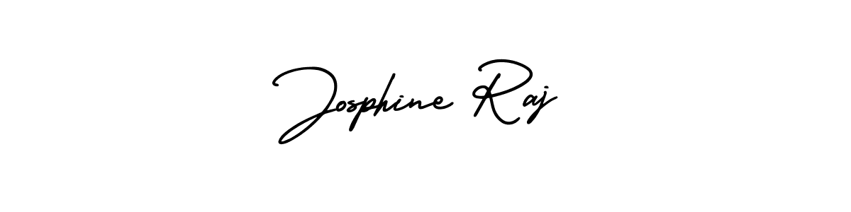 How to make Josphine Raj name signature. Use AmerikaSignatureDemo-Regular style for creating short signs online. This is the latest handwritten sign. Josphine Raj signature style 3 images and pictures png