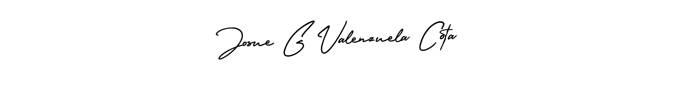 Create a beautiful signature design for name Josue G Valenzuela Cota. With this signature (AmerikaSignatureDemo-Regular) fonts, you can make a handwritten signature for free. Josue G Valenzuela Cota signature style 3 images and pictures png