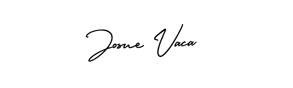 Also we have Josue Vaca name is the best signature style. Create professional handwritten signature collection using AmerikaSignatureDemo-Regular autograph style. Josue Vaca signature style 3 images and pictures png