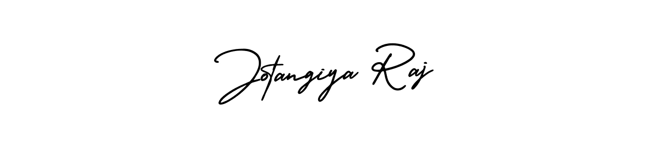 How to Draw Jotangiya Raj signature style? AmerikaSignatureDemo-Regular is a latest design signature styles for name Jotangiya Raj. Jotangiya Raj signature style 3 images and pictures png