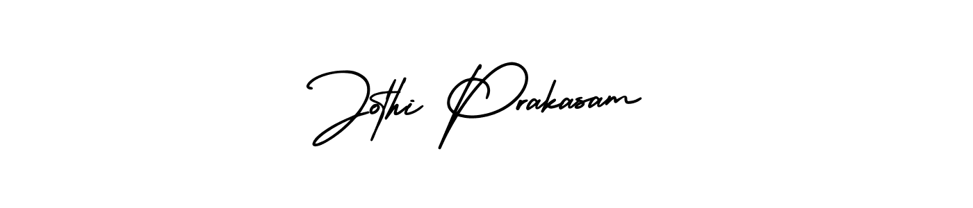 This is the best signature style for the Jothi Prakasam name. Also you like these signature font (AmerikaSignatureDemo-Regular). Mix name signature. Jothi Prakasam signature style 3 images and pictures png