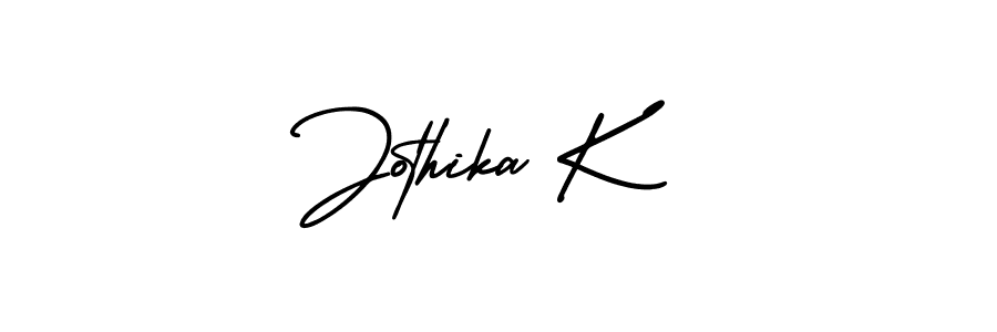 Once you've used our free online signature maker to create your best signature AmerikaSignatureDemo-Regular style, it's time to enjoy all of the benefits that Jothika K name signing documents. Jothika K signature style 3 images and pictures png