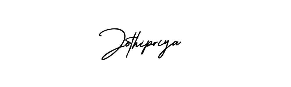 It looks lik you need a new signature style for name Jothipriya. Design unique handwritten (AmerikaSignatureDemo-Regular) signature with our free signature maker in just a few clicks. Jothipriya signature style 3 images and pictures png