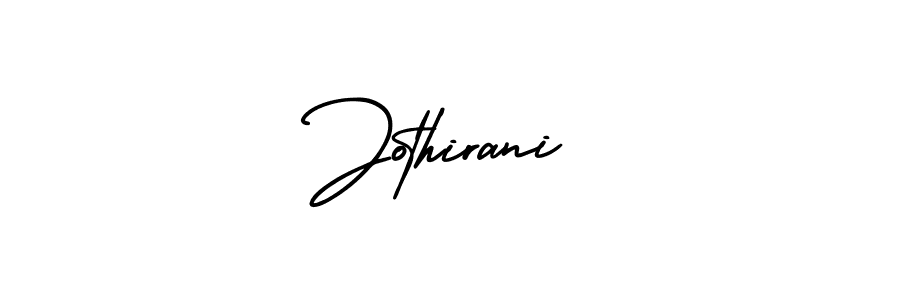 Design your own signature with our free online signature maker. With this signature software, you can create a handwritten (AmerikaSignatureDemo-Regular) signature for name Jothirani. Jothirani signature style 3 images and pictures png
