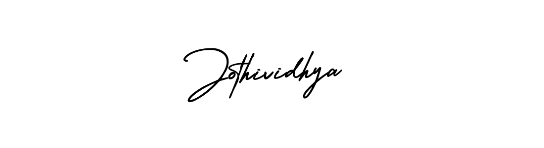 Make a beautiful signature design for name Jothividhya. With this signature (AmerikaSignatureDemo-Regular) style, you can create a handwritten signature for free. Jothividhya signature style 3 images and pictures png