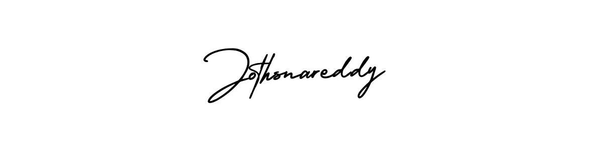 Use a signature maker to create a handwritten signature online. With this signature software, you can design (AmerikaSignatureDemo-Regular) your own signature for name Jothsnareddy. Jothsnareddy signature style 3 images and pictures png