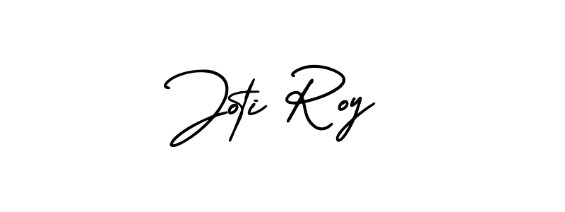 Design your own signature with our free online signature maker. With this signature software, you can create a handwritten (AmerikaSignatureDemo-Regular) signature for name Joti Roy. Joti Roy signature style 3 images and pictures png