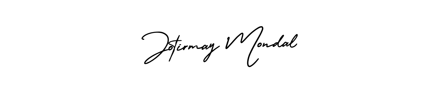 Make a beautiful signature design for name Jotirmay Mondal. With this signature (AmerikaSignatureDemo-Regular) style, you can create a handwritten signature for free. Jotirmay Mondal signature style 3 images and pictures png