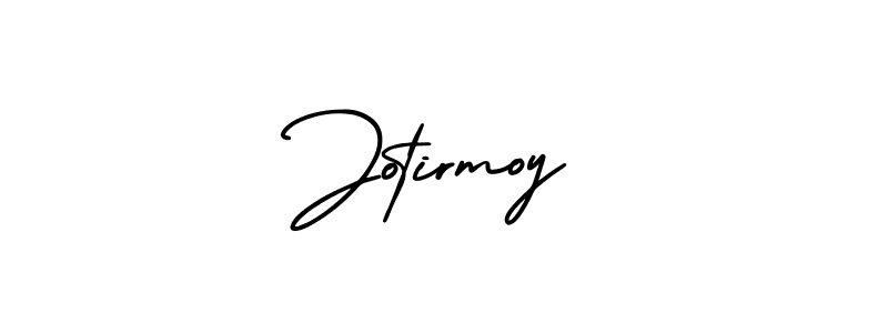 The best way (AmerikaSignatureDemo-Regular) to make a short signature is to pick only two or three words in your name. The name Jotirmoy include a total of six letters. For converting this name. Jotirmoy signature style 3 images and pictures png