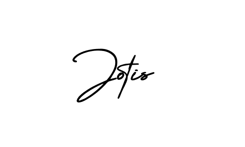 How to make Jotis name signature. Use AmerikaSignatureDemo-Regular style for creating short signs online. This is the latest handwritten sign. Jotis signature style 3 images and pictures png