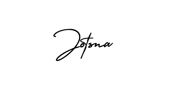 Jotsna stylish signature style. Best Handwritten Sign (AmerikaSignatureDemo-Regular) for my name. Handwritten Signature Collection Ideas for my name Jotsna. Jotsna signature style 3 images and pictures png