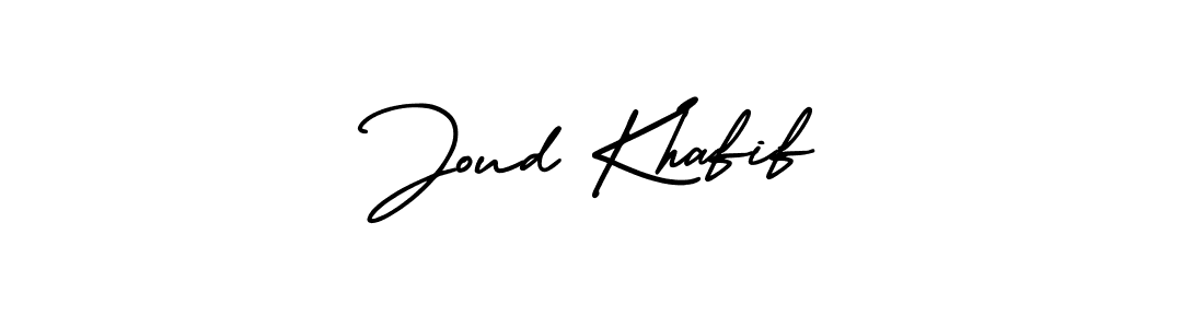 Create a beautiful signature design for name Joud Khafif. With this signature (AmerikaSignatureDemo-Regular) fonts, you can make a handwritten signature for free. Joud Khafif signature style 3 images and pictures png