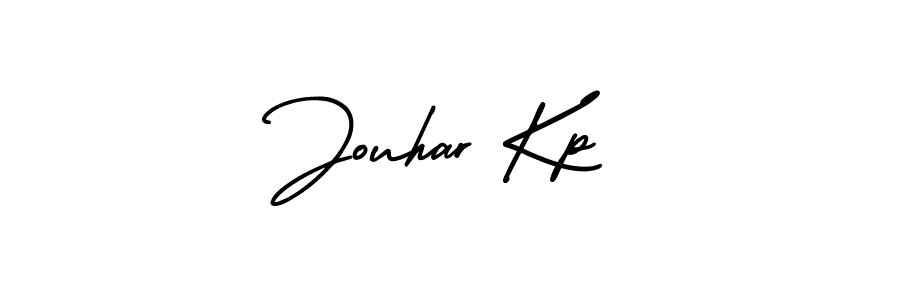 Create a beautiful signature design for name Jouhar Kp. With this signature (AmerikaSignatureDemo-Regular) fonts, you can make a handwritten signature for free. Jouhar Kp signature style 3 images and pictures png