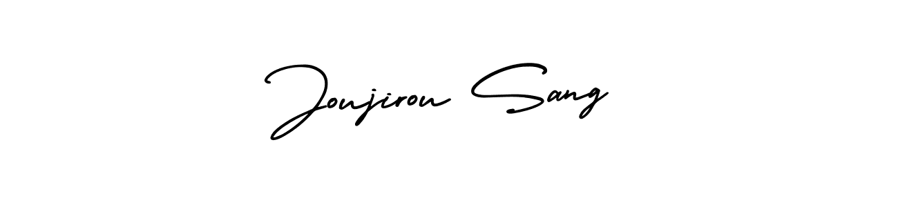 Joujirou Sang stylish signature style. Best Handwritten Sign (AmerikaSignatureDemo-Regular) for my name. Handwritten Signature Collection Ideas for my name Joujirou Sang. Joujirou Sang signature style 3 images and pictures png