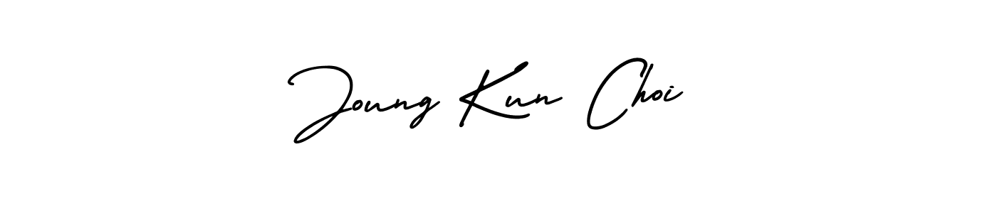 It looks lik you need a new signature style for name Joung Kun Choi. Design unique handwritten (AmerikaSignatureDemo-Regular) signature with our free signature maker in just a few clicks. Joung Kun Choi signature style 3 images and pictures png