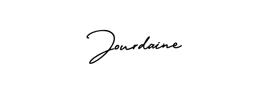 Make a beautiful signature design for name Jourdaine. With this signature (AmerikaSignatureDemo-Regular) style, you can create a handwritten signature for free. Jourdaine signature style 3 images and pictures png