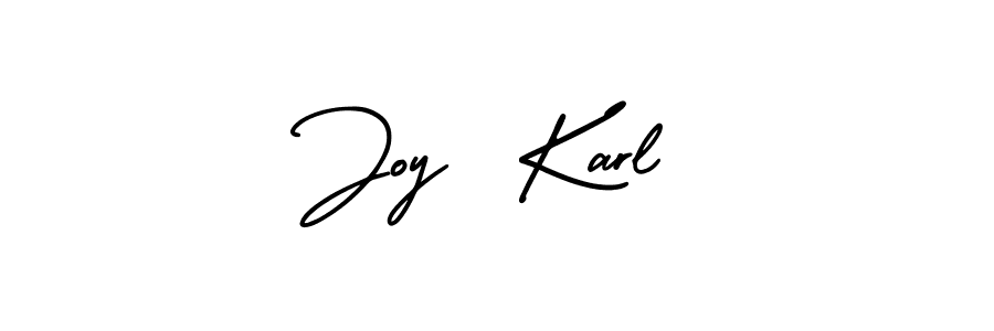 Also You can easily find your signature by using the search form. We will create Joy  Karl name handwritten signature images for you free of cost using AmerikaSignatureDemo-Regular sign style. Joy  Karl signature style 3 images and pictures png