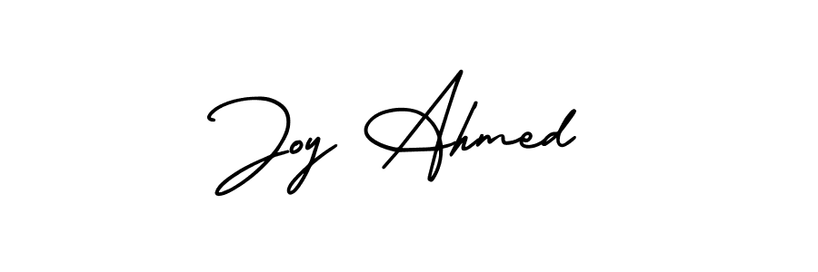 Check out images of Autograph of Joy Ahmed name. Actor Joy Ahmed Signature Style. AmerikaSignatureDemo-Regular is a professional sign style online. Joy Ahmed signature style 3 images and pictures png