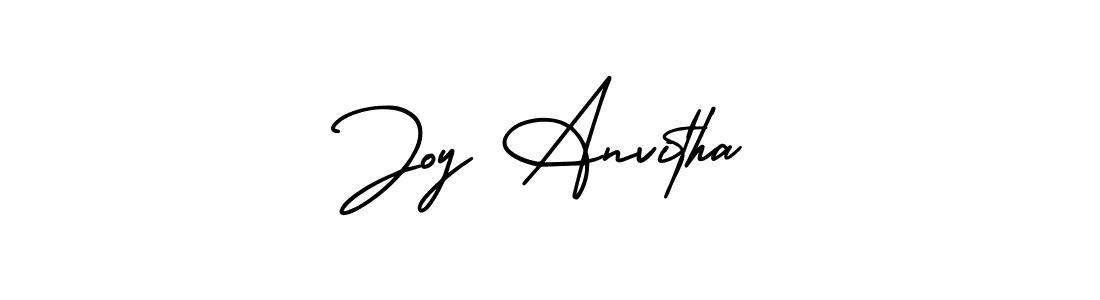 How to Draw Joy Anvitha signature style? AmerikaSignatureDemo-Regular is a latest design signature styles for name Joy Anvitha. Joy Anvitha signature style 3 images and pictures png