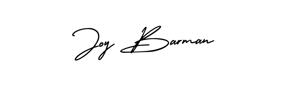 Design your own signature with our free online signature maker. With this signature software, you can create a handwritten (AmerikaSignatureDemo-Regular) signature for name Joy Barman. Joy Barman signature style 3 images and pictures png