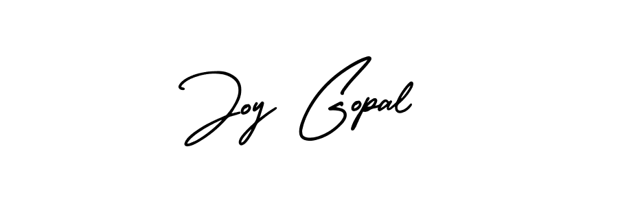 Joy Gopal stylish signature style. Best Handwritten Sign (AmerikaSignatureDemo-Regular) for my name. Handwritten Signature Collection Ideas for my name Joy Gopal. Joy Gopal signature style 3 images and pictures png