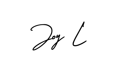 Also we have Joy L name is the best signature style. Create professional handwritten signature collection using AmerikaSignatureDemo-Regular autograph style. Joy L signature style 3 images and pictures png