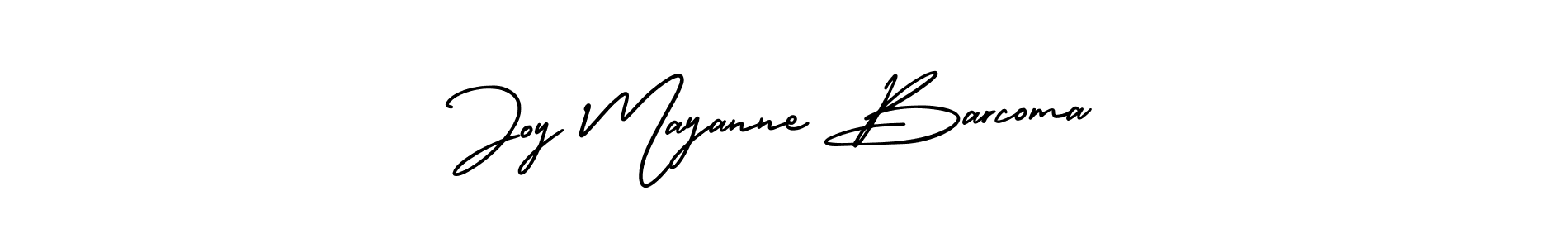 Use a signature maker to create a handwritten signature online. With this signature software, you can design (AmerikaSignatureDemo-Regular) your own signature for name Joy Mayanne Barcoma. Joy Mayanne Barcoma signature style 3 images and pictures png