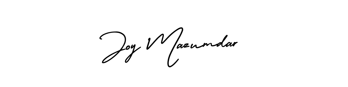 How to make Joy Mazumdar name signature. Use AmerikaSignatureDemo-Regular style for creating short signs online. This is the latest handwritten sign. Joy Mazumdar signature style 3 images and pictures png