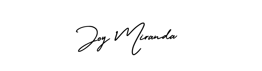 Design your own signature with our free online signature maker. With this signature software, you can create a handwritten (AmerikaSignatureDemo-Regular) signature for name Joy Miranda. Joy Miranda signature style 3 images and pictures png