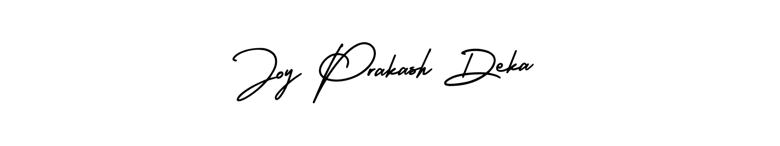 Joy Prakash Deka stylish signature style. Best Handwritten Sign (AmerikaSignatureDemo-Regular) for my name. Handwritten Signature Collection Ideas for my name Joy Prakash Deka. Joy Prakash Deka signature style 3 images and pictures png