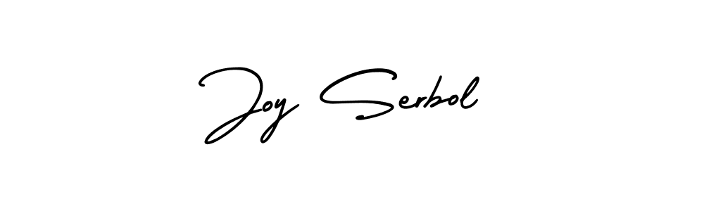 Design your own signature with our free online signature maker. With this signature software, you can create a handwritten (AmerikaSignatureDemo-Regular) signature for name Joy Serbol. Joy Serbol signature style 3 images and pictures png